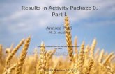 Results in Activity Package 0. Part I.