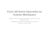 From 3D Scene Geometry to Human Workspace