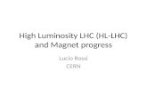 High  Luminosity  LHC (HL-LHC) and  Magnet progress