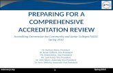 Preparing for a Comprehensive Accreditation Review