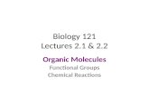 Biology  121 Lectures 2.1 & 2.2