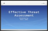 Effective Threat Assessment