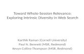 Toward Whole-Session Relevance:  Exploring  Intrinsic Diversity  in  Web Search 