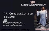 “A Compassionate Savior”
