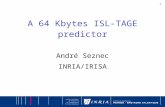 A 64  Kbytes  ISL-TAGE  predictor