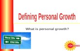 What is personal growth?