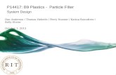 P14417: B9 Plastics -  Particle Filter System Design