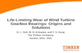 Life-Limiting Wear of Wind Turbine Gearbox Bearings: Origins and Solutions