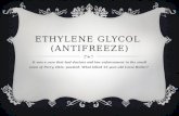 Ethylene Glycol  (Antifreeze)