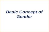 Basic Concept of Gender