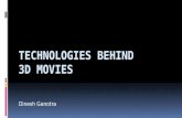 Technologies behind  3D Movies