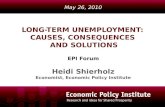 Long-term unemployment:  causes, consequences  and solutions
