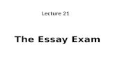 The Essay Exam