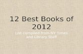 12 Best Books of 2012