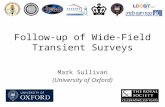Follow-up of Wide- Fi eld Transient Surveys