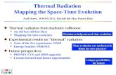 Thermal  Radiation  Mapping the Space-Time Evolution