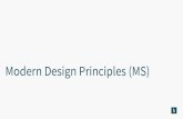 Modern  Design Principles (MS)
