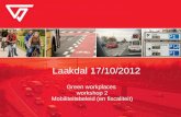 Green workplaces  workshop 2 Mobiliteitsbeleid (en fiscaliteit)