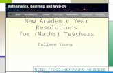 New Academic Year Resolutions for (Maths) Teachers