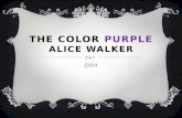 The color  purple Alice  Walker