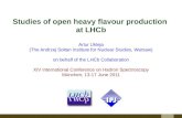 Studies of open heavy flavour production  at  LHCb Artur Ukleja