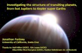 Investigating the structure of transiting planets, from hot  Jupiters  to  Kepler  super Earths