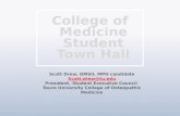 College of Medicine Student Town Hall