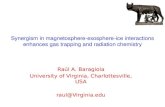 Raúl  A.  Baragiola University of Virginia, Charlottesville, USA r aul@Virginia.edu