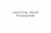 Learning about Propaganda