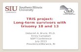 TRIS project:  Long-term survivors with  trisomy 18 and 13