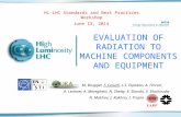EVALUATION OF RADIATION TO MACHINE COMPONENTS AND EQUIPMENT