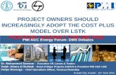 Project Owners should increasingly adopt the Cost Plus model over LSTK