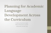 Planning for Academic Language Development Across the Curriculum