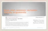 Rare and common variants: twenty arguments  G.Gibson