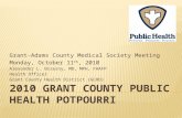 2010 Grant County Public Health Potpourri