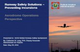 Runway Safety Solutions – Preventing Incursions
