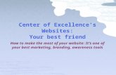 Center of Excellence’s Websites: Your best friend
