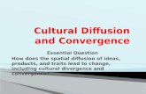 Cultural Diffusion and Convergence