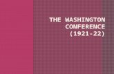 The Washington Conference (1921-22)