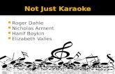 Not  Just  Karaoke