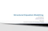Structural Equation  Modeling