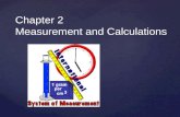 Chapter 2 Measurement and Calculations