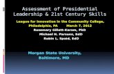 Assessment of  Presidential Leadership & 21st Century  Skills