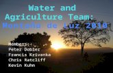 Water and Agriculture Team: