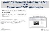 INET framework extensions for TCP Vegas and TCP Westwood