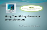 Hang Ten: Riding the waves to employment