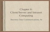Chapter  6: Client/Server  and Intranet Computing