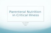 Parenteral Nutrition  in Critical Illness