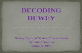DECODING DEWEY
