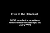 Intro to the Holocaust